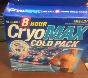 CRYOMAX REUSABLE 8 HOUR COLD PACK SIZE MEDIUM 12"X6" WITH COMFORT WRAP NIB - Picture 1 of 5