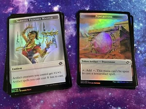 MTG Powerstone Token   Emblem - Saheeli, Filigree Master Double-Sided Token FOIL - Picture 1 of 1