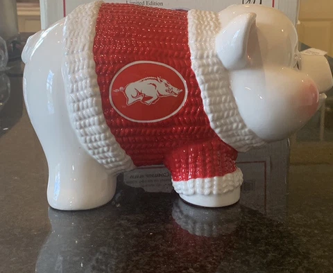 Arkansas Razorback Piggy Bank Cover