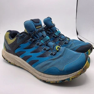 Zapatos deportivos Merrell Nova 3 GTX Gore Tex Vibram para hombre talla 11,5 W anchos azules - Imagen 1 de 13