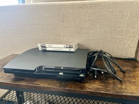 Sony PlayStation 3 Slim PS3 CECH-2001A Console 120 GB With Cords & 2 Game Tested