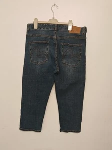 Evisu Men's Blue Denim Shorts Jorts Cut Off Jeans 30 Inch Waist - Picture 1 of 6