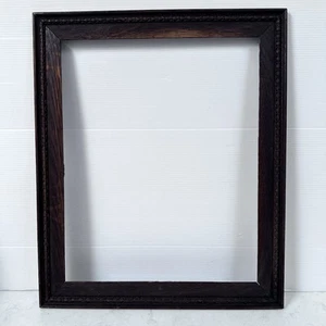 Dark Wood Picture Frame Approx 13 X 15.5 Inch - Picture 1 of 14