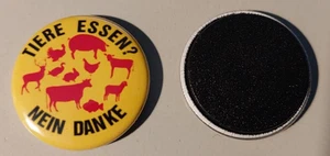 1x Tiere essen? Nein Danke Kühlschrankmagnet Vegan Vegetarisch Animal Liberation - Bild 1 von 1