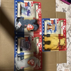 McDonalds Ty Beanie Babies American Trio NIP - Picture 1 of 8