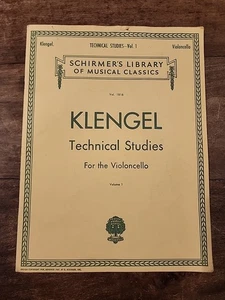 Julius Klengel: Estudios técnicos para violonchelo, volumen 1: Schirmer - Imagen 1 de 8