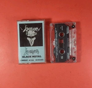Venom Black Metal Combat Mxt 8030  (Cassette Tape, 1985) Combat Records - Imagen 1 de 12