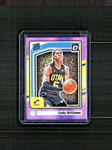 2024-25 Donruss Optic Cody Williams Rated Rookie Hyper Pink Prizm Rookie RC SP - Picture 1 of 3