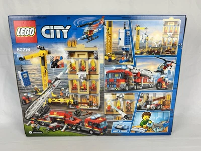 Lego Downtown Fire Brigade 60216 Town Building Set RETIRED 2021!!  NEW & SEALED - Image 1 of 4