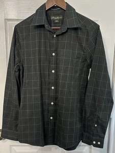 Eddie Bauer Herren kariertes Button Down grün Hemd Gr. Small Freizeit Business Büro - Bild 1 von 8