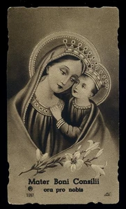 santino seppia ediz. AR n.1097 MADONNA DEL BUON CONSIGLIO - Picture 1 of 1