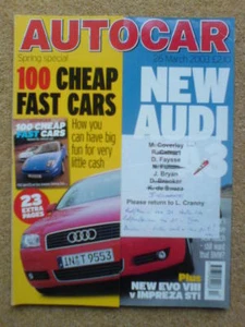 PKW - AUDI A3 - 26. März 2003 Vol 235 #13 - Bild 1 von 1