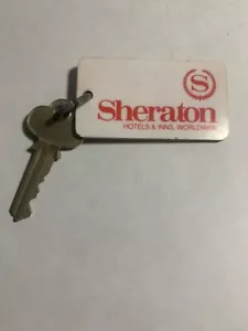 Llavero y llave de habitación de motel Sheraton Hotel Charleston Virginia Occidental #211 - Imagen 1 de 2