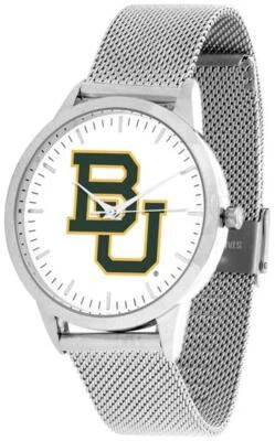 Reloj pulsera Baylor University Bears de malla plateada llamativo Foto 1 de 4
