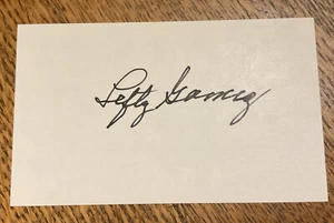 Vernon Lefty Gomez Signed 3x5 Index Card Autographed Baseball MLB HOF NY Yankees - Picture 1 of 2