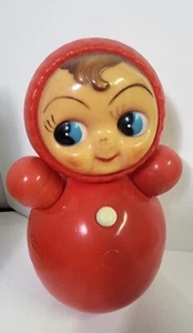 Classic Russian toy Nevalyashka Tumbler Roly Poly Red 40cm - Picture 1 of 1