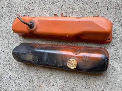 1969 DODGE ЗАРЯДНОЕ УСТРОЙСТВО КРЫШКИ КЛАПАНОВ 440 383 B-КОРПУС СЛОМАЛ ПРОВОДА ЗАЖИМЫ 14 ФОТО БОЛЬШОЙ БЛОК - Изображение 1 из 4