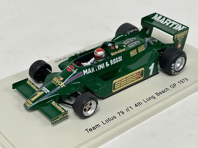 1/43 Spark F1 Team Lotus 79 #1 4th 1979  Long Beach G.P. M.Andretti S1851 TN163 - Image 1 of 4