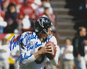 Autographed BOBBY HEBERT Atlanta Falcons 8x10 Photo w/ COA - Picture 1 of 1