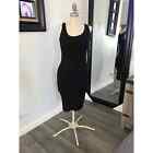 New! Heart & Hips Sleeveless Body-con Women's Pullover Black Lined Dress Small  