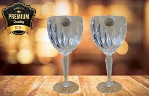 Cristal D'Arques Garanti Francia 24% Cristal Plomo Copas de Vino (Juego de 2) - Imagen 1 de 1