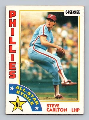 1984 O-PEE-CHEE #395 Steve Carlton Philadelphia Phillies - Image 1 of 2