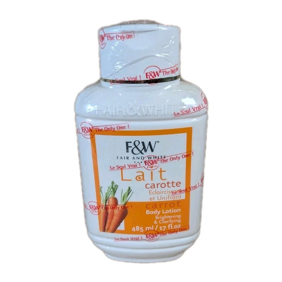 Loción hidratante de zanahoria Fair and White, Lait Carotte 17 FL oz Foto 1 de 2