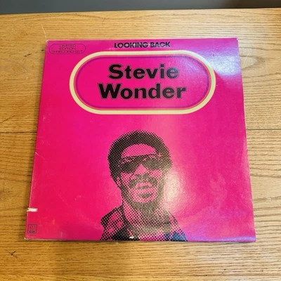 Stevie Wonder Looking Back Vinyl 3 LP Motown M 804LP3 Anthology 1st Press 1977 Foto 1 de 4