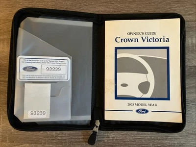 2003 - Ford Crown Victoria - руководство пользователя с чехлом и пароль карта - Изображение 1 из 4