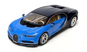 Bugatti Chiron Blue NEX Diecast 1:24 Scale Model Car Welly 24077WBL New  - Picture 1 of 13