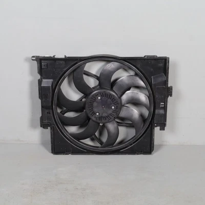 BMW 328i 335i 428i 435i Radiator Cooling Fan With Shroud 17428641964 OEM Used - Image 1 of 4