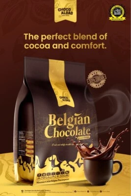 Chocoalbab Belgian Chocolate Drink 600gm (sachet) separate - Image 1 of 3