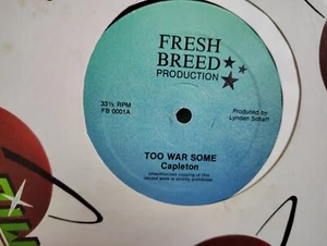 CAPLETON - "TOO WAR SOME" / 3 TRACK MAXI / FRESH BREED RECORDS - Imagen 1 de 3