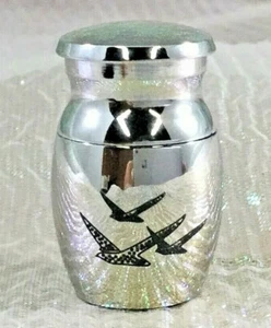 URN8 Cenizas Miniatura Urna Paloma Grabado Metal Cremación Urna Hogar Decoración Dolor - Imagen 1 de 6