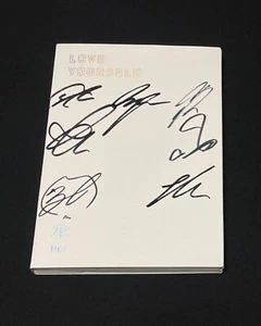 BTS autographed "LOVE YOURSELF 承 Her" 5th Mini Album signed PROMO CD - Picture 1 of 20