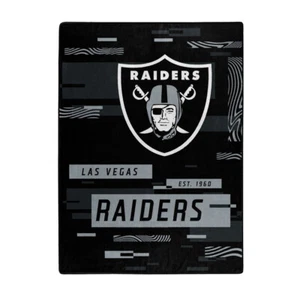 Las Vegas Raiders NFL 60" x 80" Plüsch Überwurf Decke, weich & warm - Bild 1 von 5