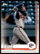 2019 Topps Pro Debut Base #161 Derian Cruz - Rome Braves