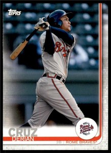 2019 Topps Pro Debut Base #161 Derian Cruz - Rome Braves