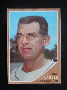 1962 Topps Baseball Card #33 Don Larsen (NM+) - Picture 1 of 2