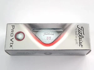 TITLEIST Pro V1X ProV1X New Golf Balls Pack of 3 - Lucky Number 88 - VERY RARE - Picture 1 of 4