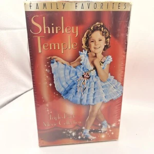 New Shirley Temple Box Set VHS Family Favorite Heidi. Curly Top. Baby Take A Bow - Picture 1 of 6