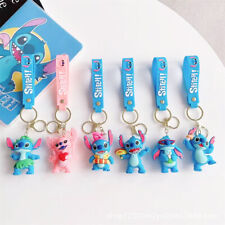 Cute Stitch Cartoon Bag Keychain Pendant Keyring Toy Key Ring Kids Couple Gift.