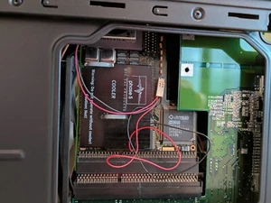 Commodore Amiga 1200, Blizzard PPC, SCSI, Elbox Black Box, Mediator PCI, Radeon - Bild 1 von 17