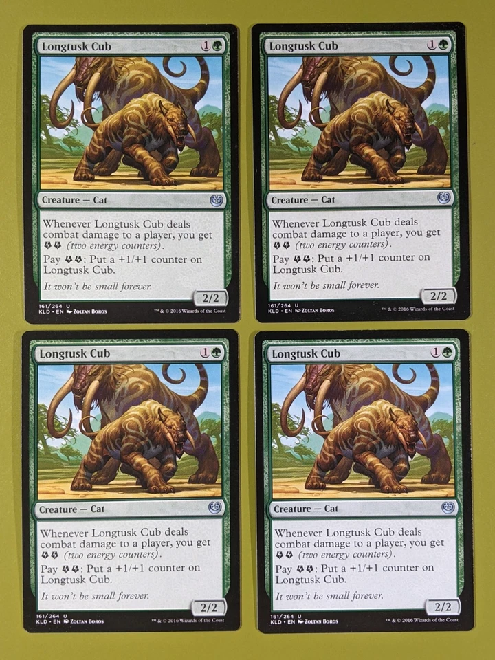 Longtusk Cub x4 Kaladesh 4x Playset Magic the Gathering MTG - Image 1 of 1