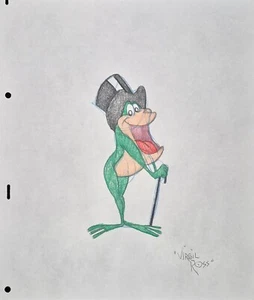 Michigan J Frog Arte Original Virgil Ross Merrie Melodías Warner Bros - Imagen 1 de 3