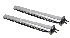 Spring Loaded Mud Flap Hanger (Pair Of 2) 2-1/2" Bolt Pattern 30" Heavy Duty - Picture 1 of 8