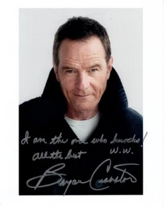 Bryan Cranston fotografia autografata firmata 8x10 SWAU OTTIMO CONTENUTO - Foto 1 di 1