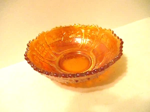 Fenton Carnival Glass Marigold Sailboats Bowl - Picture 1 of 8