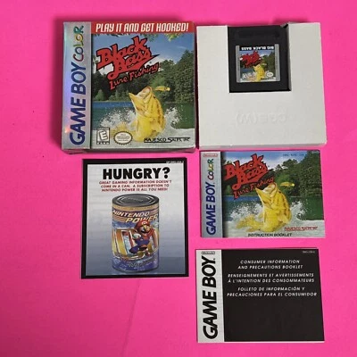 Black Bass Lure Fishing (Nintendo Game Boy Color, 1999) CIB - Image 1 of 4