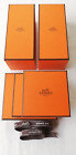 Hermès Paris. 5x Schachtel Box Karton verschiedene Größen +  2 x Geschenkband.